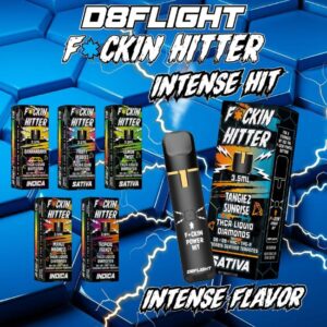 D8FLIGHTTHCADI11 D8FLIGHT THCA LIQUID DIAMONDS D8 + D9 + HHC + THCP 3.5ML DISPO 5CT/ BOX