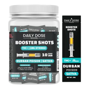 DAILY DOSE GOODS BOOSTER SHOTS THC+ 3ML SYRINGE 10CT/ JAR