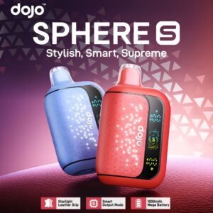 DOJOSPHERES40K002 DOJO SPHERE S BY VAPORESSO 5% DISPOSABLE (100ML) 40K PUFFS 5CT/ BOX (TEXAS COMPLIANT)
