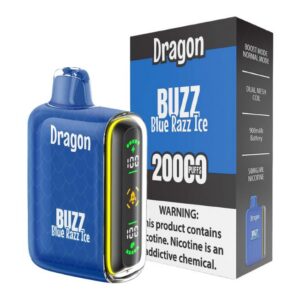 DRAGON20KDIS01 DRAGON 5% DISPOSABLE MADE IN USA (60ML) 20K PUFFS 5CT/ BOX