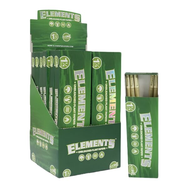 ELEMENTS GREEN CONES 20 CONES PER PACK 12CT / DISPLAY