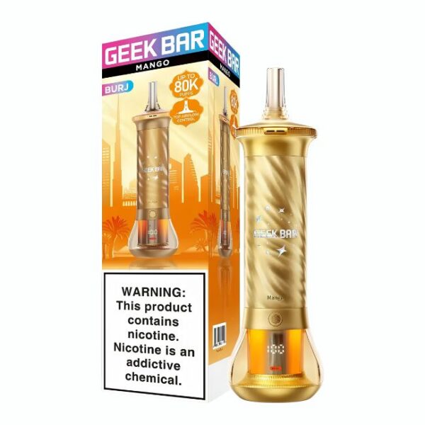 GEEK BAR BURJ 5% DISPOSABLE (125ML) 80K PUFFS 5CT/ BOX