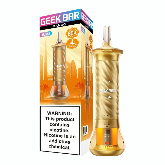 GEEK BAR BURJ 5% DISPOSABLE (125ML) 80K PUFFS 5CT/ BOX