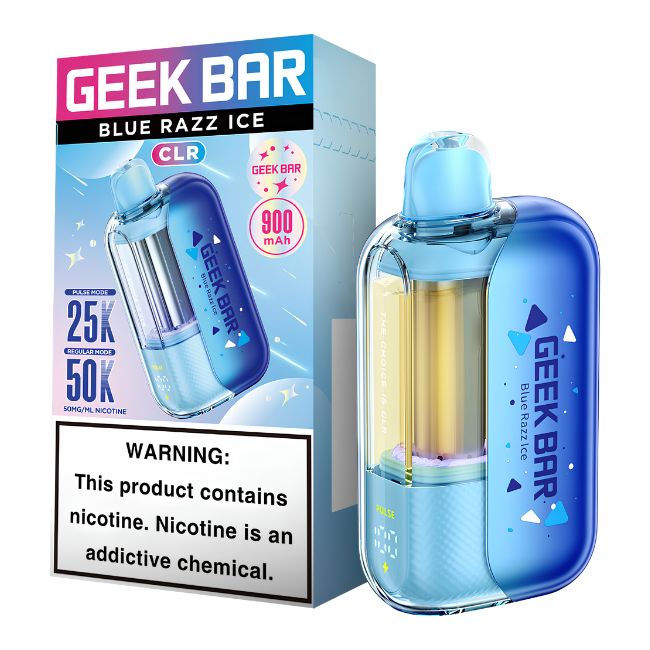 GEEK BAR CLR 5% DISPOSABLE (85ML) 50K PUFFS 5CT/ BOX (TEXAS COMPLIANT)