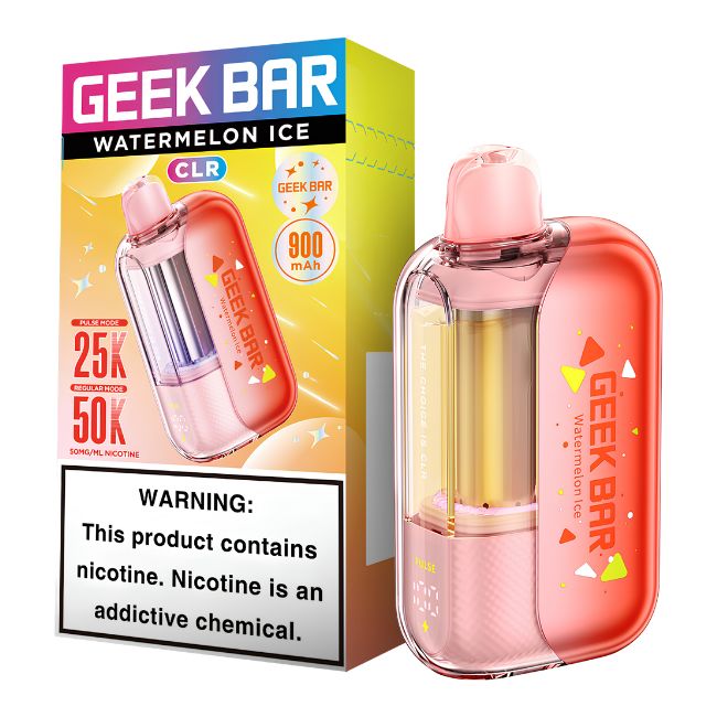GEEK BAR CLR 5% DISPOSABLE (85ML) 50K PUFFS 5CT/ BOX (TEXAS COMPLIANT)