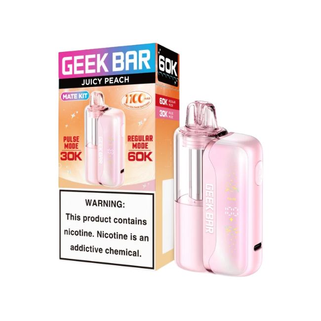 GEEK BAR 5% DISPOSABLE MATE KIT (80ML) 60K PUFFS (TEXAS COMPLIANT) 5CT/ BOX