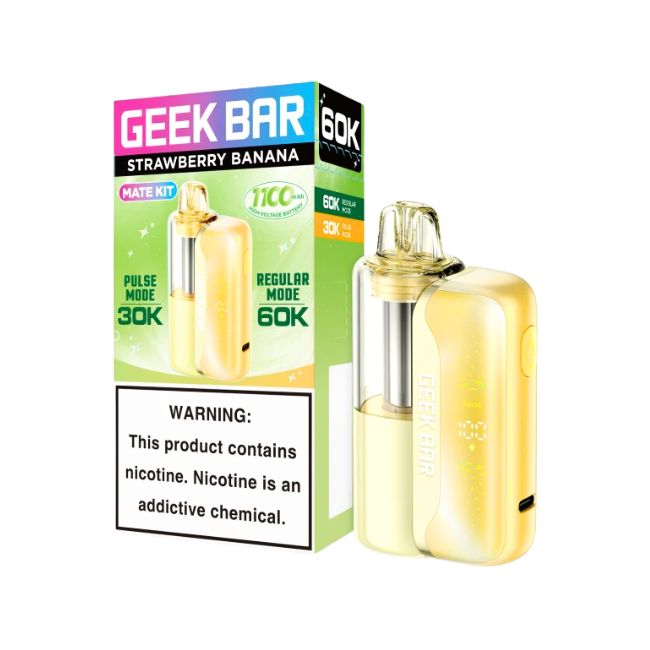 GEEK BAR 5% DISPOSABLE MATE KIT (80ML) 60K PUFFS (TEXAS COMPLIANT) 5CT/ BOX