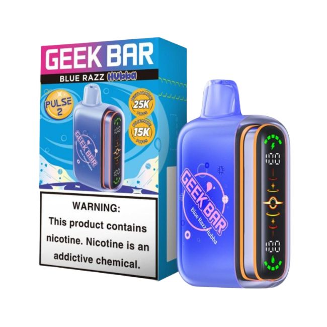 GEEK BAR PULSE 2 5% DISPOSABLE (80ML) 25K PUFFS (TEXAS COMPLIANT) 5CT/ BOX