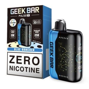 GEEKBARPULSXZD001 GEEK BAR PULSE X 0% DISPOSABLE (ZERO NICOTINE) (90ML) 25K PUFFS 5CT/ BOX