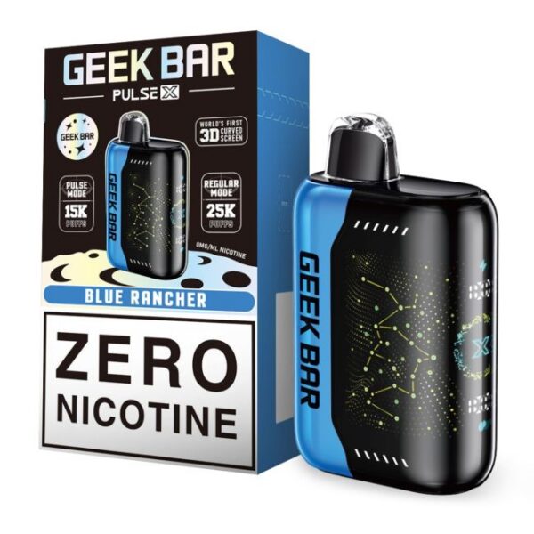 GEEK BAR PULSE X 0% DISPOSABLE (ZERO NICOTINE) (90ML) 25K PUFFS 5CT/ BOX