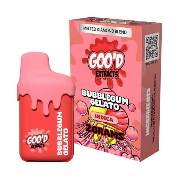 GOO'D EXTRACTS MELTED DIAMOND BLEND THCA+THCP+HHC+HHCP 2GM DISPO 5CT/ BOX