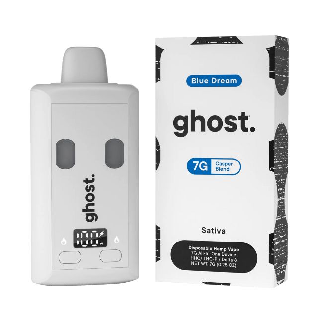 GHOST CASPER BLEND D8 + THCP 7GM DISPO 5CT/ BOX