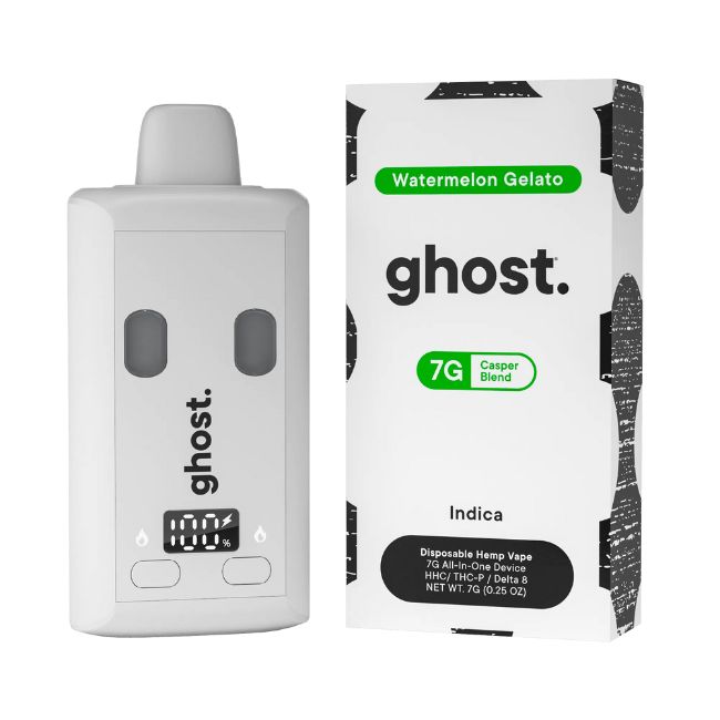 GHOST CASPER BLEND D8 + THCP 7GM DISPO 5CT/ BOX