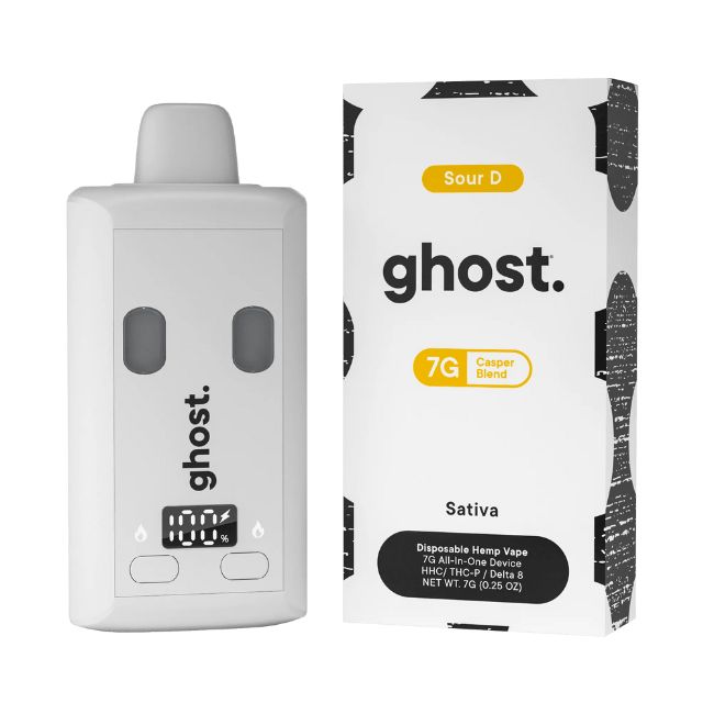 GHOST CASPER BLEND D8 + THCP 7GM DISPO 5CT/ BOX