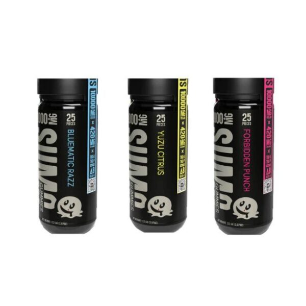 HALF BAK'D SUMO THCP+D9-THC+D8-THC+CBD 10,000 MG GUMMIES 25CT JAR