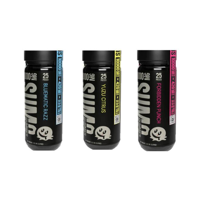 HALF BAK'D SUMO THCP+D9-THC+D8-THC+CBD 10,000 MG GUMMIES 25CT JAR