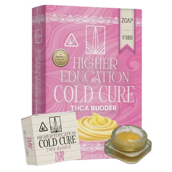 HIGHER EDUCATION COLD CURE THCA BUDDER 2GM DABS 6CT/ BOX