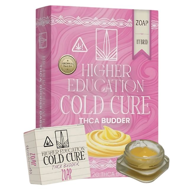 HIGHER EDUCATION COLD CURE THCA BUDDER 2GM DABS 6CT/ BOX