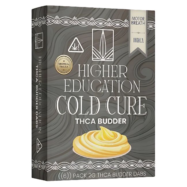 HIGHER EDUCATION COLD CURE THCA BUDDER 2GM DABS 6CT/ BOX