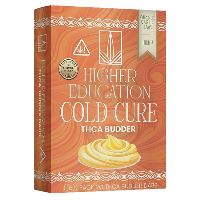 HIGHER EDUCATION COLD CURE THCA BUDDER 2GM DABS 6CT/ BOX