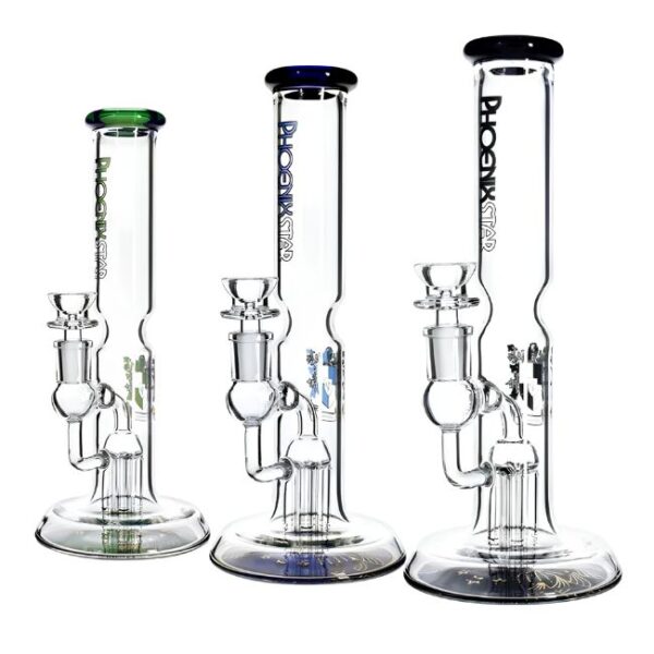 10.5'' PHOENIXSTAR GLASS FIVE ARMS PERC WATER PIPE