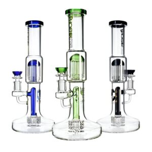 11.5” PHOENIXSTAR GLASS MIX COLOR WATER PIPE 11.5'' PHOENIXSTAR GLASS MIX COLOR WATER PIPE