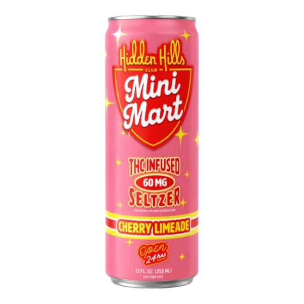HIDDEN HILLS MINI MART THC INFUSED SELTZER 60MG 4CT/BOX
