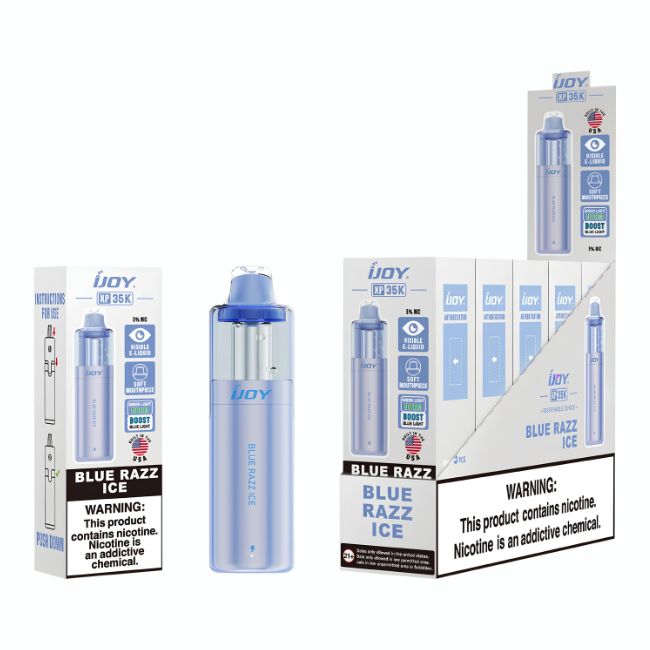 IJOY XP 5% DISPOSABLE VAPE (80ML) 35K PUFFS 5CT/ BOX (BUILT IN USA)
