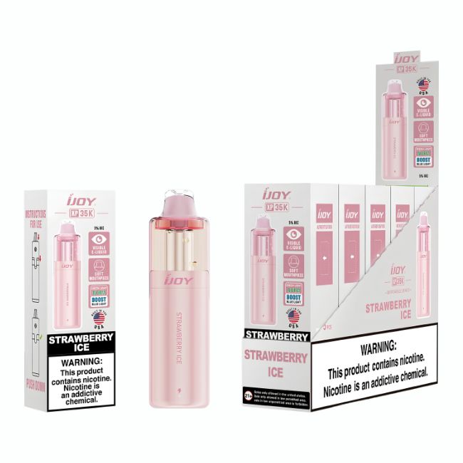 IJOY XP 5% DISPOSABLE VAPE (80ML) 35K PUFFS 5CT/ BOX (BUILT IN USA)
