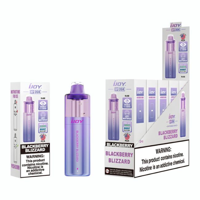 IJOY XP 5% DISPOSABLE VAPE (80ML) 35K PUFFS 5CT/ BOX (BUILT IN USA)