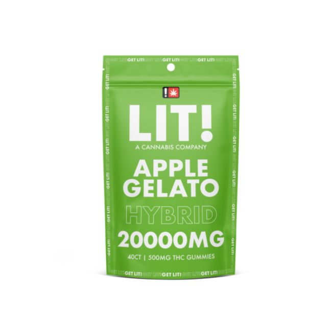 LIT THC 20'000MG GUMMIES 40CT/ BAG