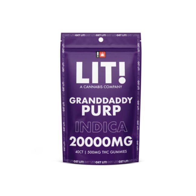 LIT THC 20'000MG GUMMIES 40CT/ BAG