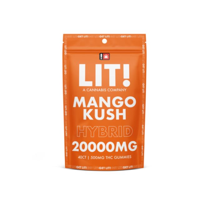 LIT THC 20'000MG GUMMIES 40CT/ BAG