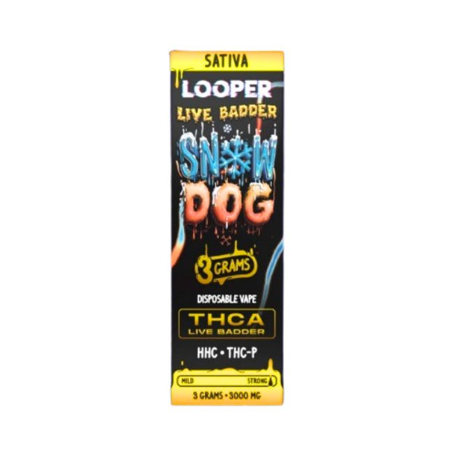 LOOPER LIVE BADDER THCA + HHC + THC-P 3GM DISPO 5CT/ BOX