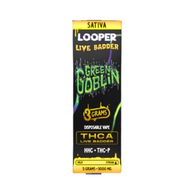 LOOPER LIVE BADDER THCA + HHC + THC-P 3GM DISPO 5CT/ BOX