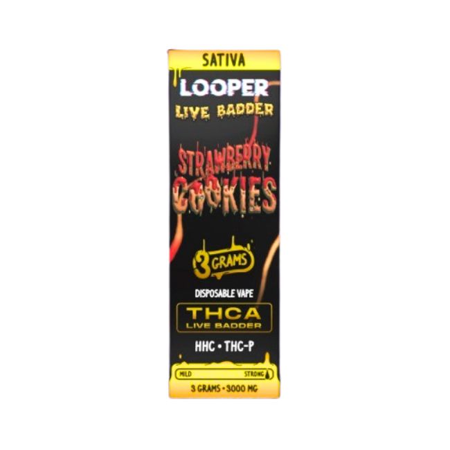 LOOPER LIVE BADDER THCA + HHC + THC-P 3GM DISPO 5CT/ BOX