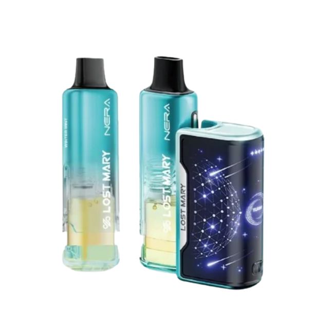 LOST MARY NERA 5% DISPOSABLE KIT + 2POD (120ML) 70K PUFFS 5CT/ BOX (TEXAS COMPLIANT)