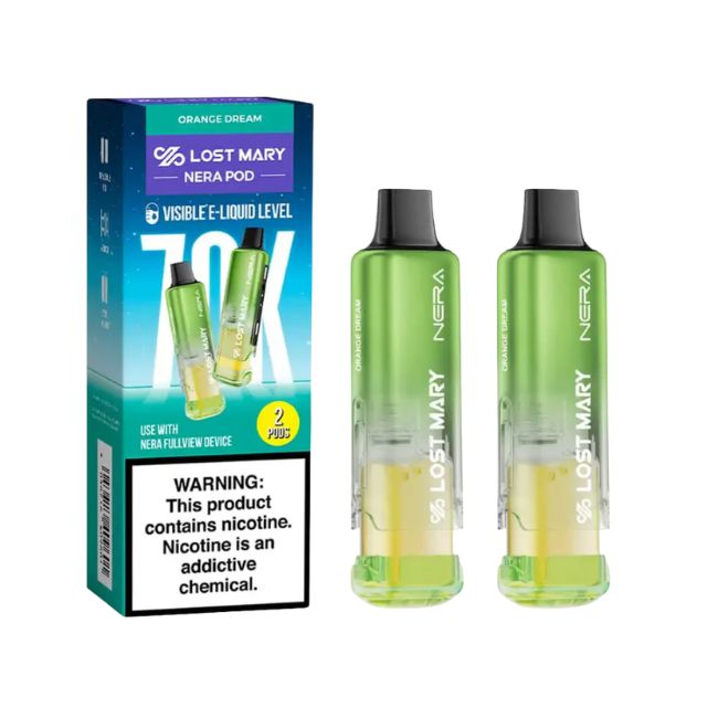 LOST MARY NERA 5% DISPOSABLE POD (120ML) 70K PUFFS 2CT 5PK/ BOX (TEXAS COMPLIANT)