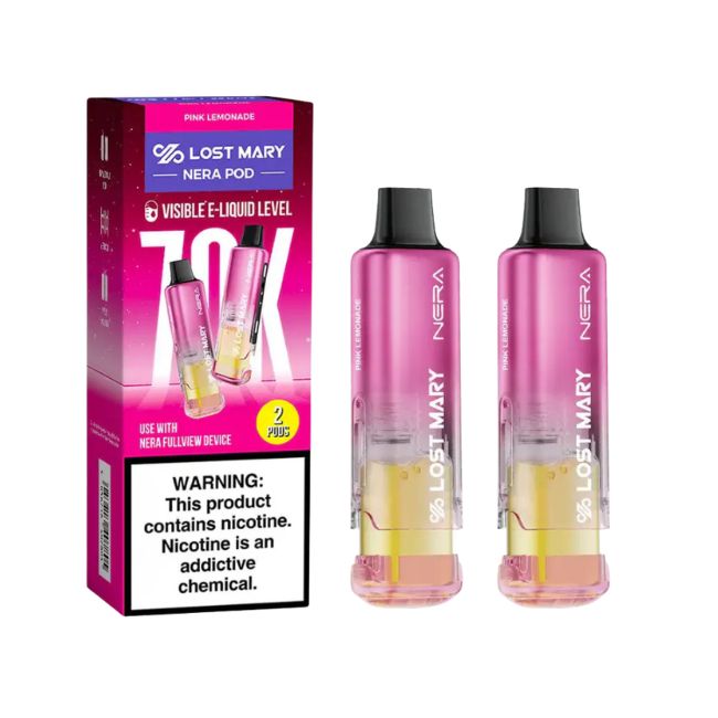 LOST MARY NERA 5% DISPOSABLE POD (120ML) 70K PUFFS 2CT 5PK/ BOX (TEXAS COMPLIANT)