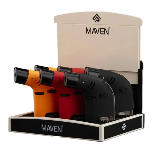 MAVEN TUSK WINDPROOF TORCH LIGHTER 6CT/ BOX