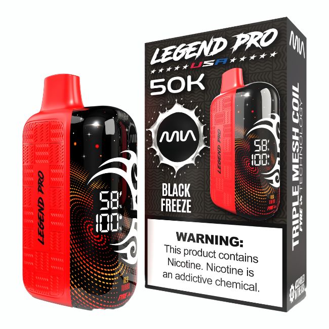 MIA LEGEND PRO 5% DISPOSABLE (125ML) 50K PUFFS 5CT/ BOX (MADE IN USA)