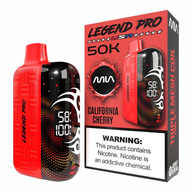 MIA LEGEND PRO 5% DISPOSABLE (125ML) 50K PUFFS 5CT/ BOX (MADE IN USA)