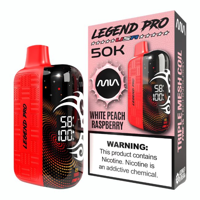 MIA LEGEND PRO 5% DISPOSABLE (125ML) 50K PUFFS 5CT/ BOX (MADE IN USA)
