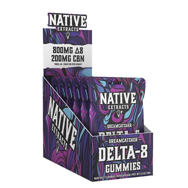 NATIVE EXTRACTS BLEND 1000MG GUMMIES 20PK 6CT/ BOX