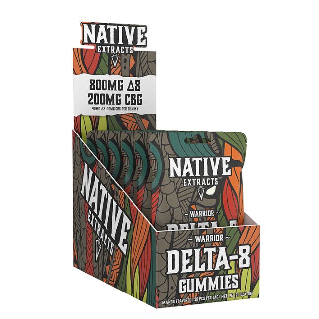 NATIVE EXTRACTS BLEND 1000MG GUMMIES 20PK 6CT/ BOX
