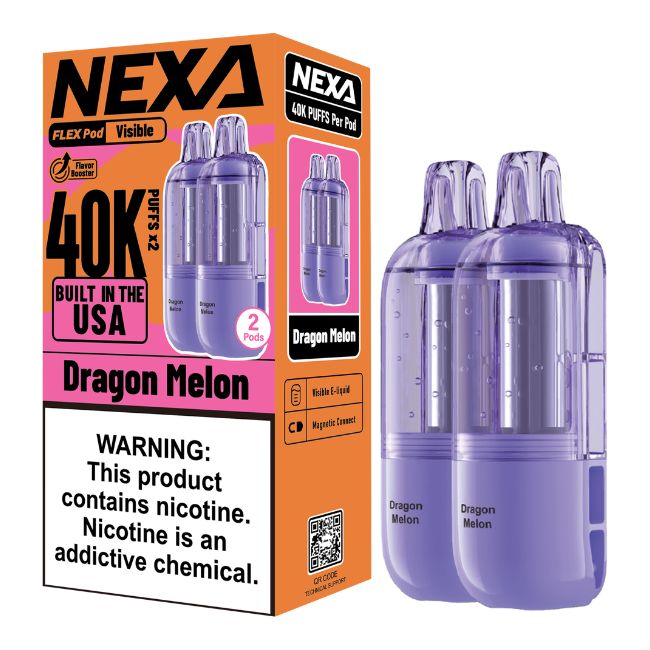 NEXA FLEX 5% DISPOSABLE POD (90ML) 40K PUFFS 2CT 5PK/ BOX (BUILT IN USA)