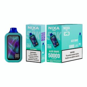 NIXA BAR 5% DISPOSABLE (100ML) 50K PUFFS 5CT/ BOX (BUILT IN USA)
