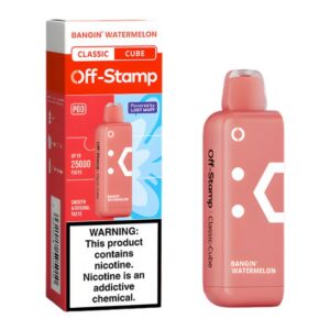OFFSTAMPCC25YN011 OFF STAMP CLASSIC CUBE BY LOST MARY 5% DISPOSABLE REFILL POD (90ML) 25K PUFFS 5CT/ BOX (TEXAS COMPLIANT)