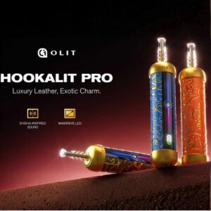 OLITHOOK60KTCD_111 OLIT HOOKALIT PRO 3.5% DISPOSABLE (250ML) 60K PUFFS 5CT/BOX (BUILT IN USA)