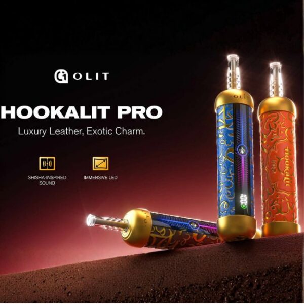 OLIT HOOKALIT PRO 3.5% DISPOSABLE (250ML) 60K PUFFS 5CT/BOX (BUILT IN USA)